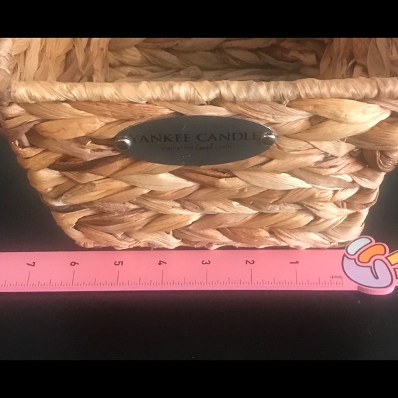 New Yankee Candle Empty Woven Decor/Accent Basket - Picture 12 of 16